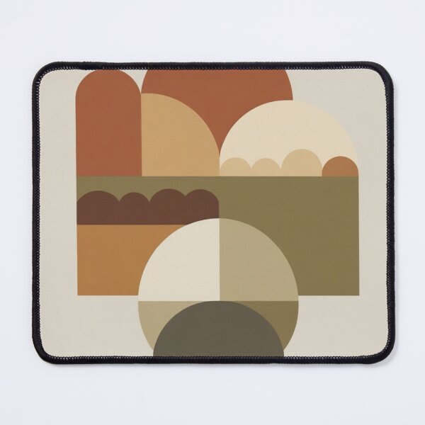 Item preview, Abstract Organic Shapes Earth Tones Poster designed and sold by EnmarcArt.