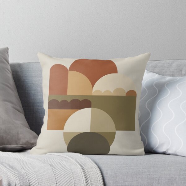 Item preview, Abstract Organic Shapes Earth Tones Poster designed and sold by EnmarcArt.