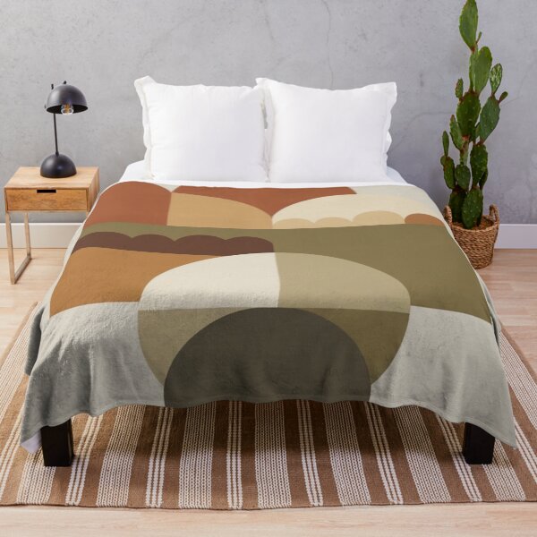 Item preview, Abstract Organic Shapes Earth Tones Poster designed and sold by EnmarcArt.
