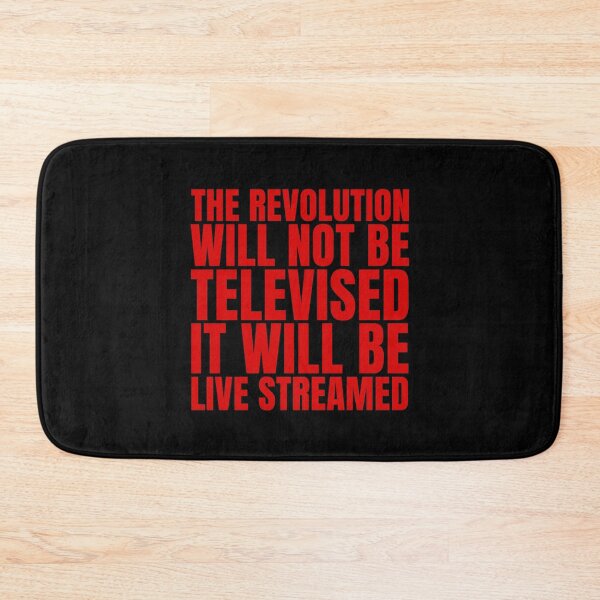 Item preview, The revolution will not be televised - it will be live streamed (red) designed and sold by Thelittlelord.