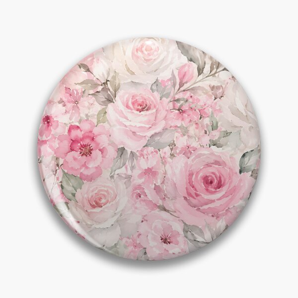 Item preview, Soft Pink & White Watercolor Floral Seamless Pattern designed and sold by Roya10.