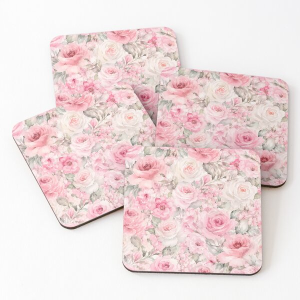 Item preview, Soft Pink & White Watercolor Floral Seamless Pattern designed and sold by Roya10.