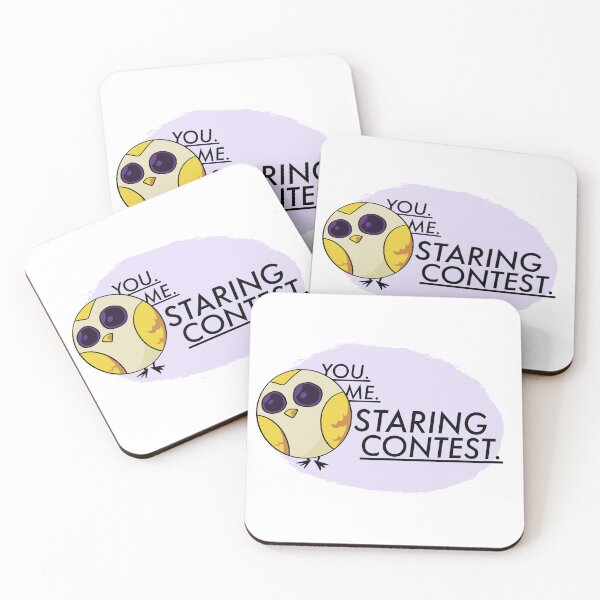 Item preview, You, Me, Staring Contest Owl designed and sold by walmartyuri.