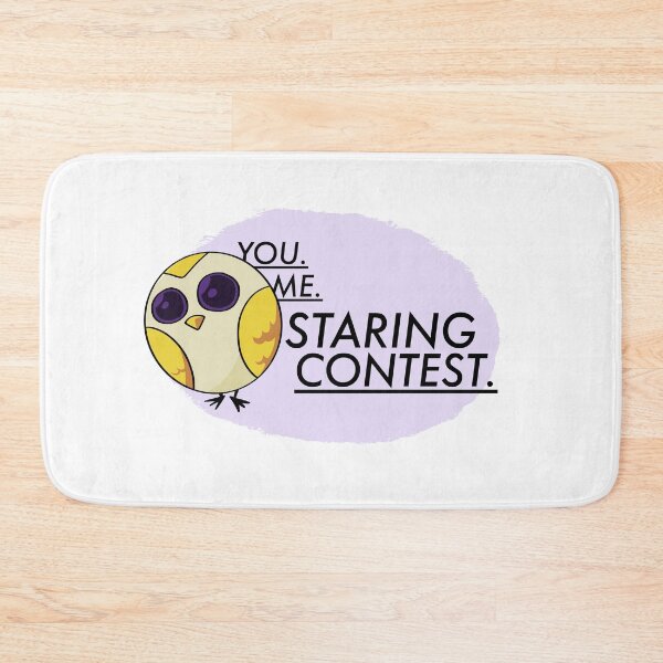 Item preview, You, Me, Staring Contest Owl designed and sold by walmartyuri.