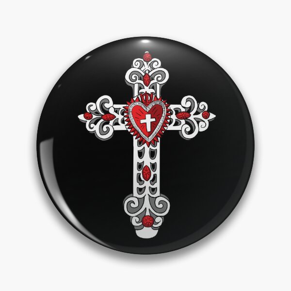 Item preview, Sacred Heart Crucifix designed and sold by blacksnowcomics.