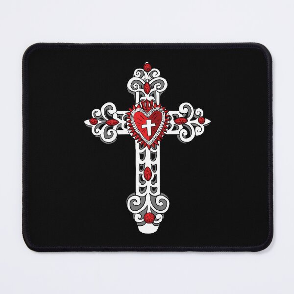 Item preview, Sacred Heart Crucifix designed and sold by blacksnowcomics.