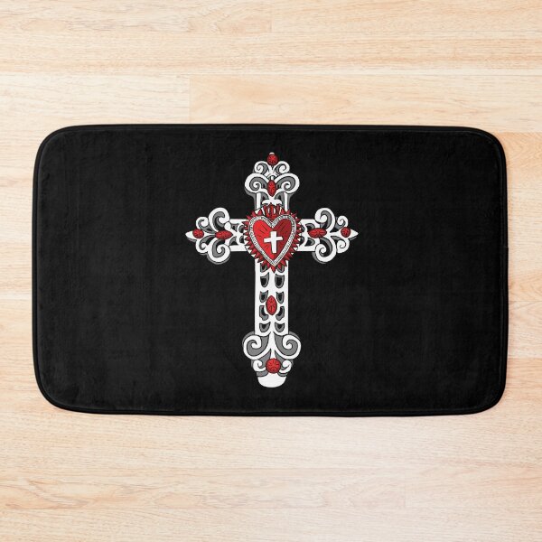 Item preview, Sacred Heart Crucifix designed and sold by blacksnowcomics.