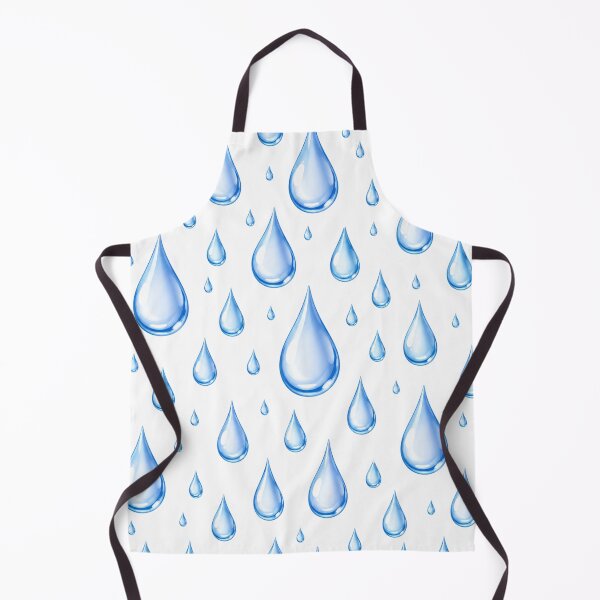Item preview, Blue Raindrops Water Drops Cozy Rainy Day Seamless Pattern designed and sold by Seculinator.