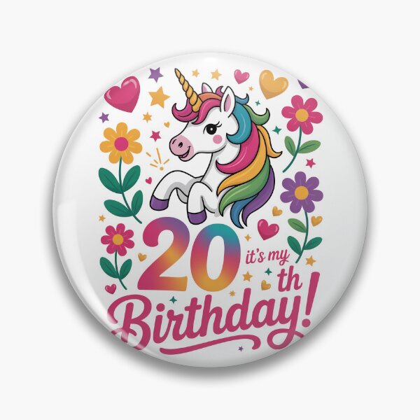Item preview, 20h Birthday Unicorn designed and sold by jkrphoto.