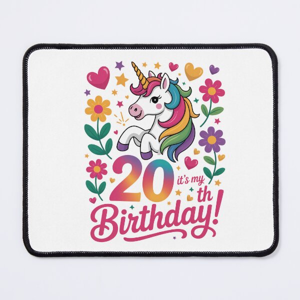 Item preview, 20h Birthday Unicorn designed and sold by jkrphoto.