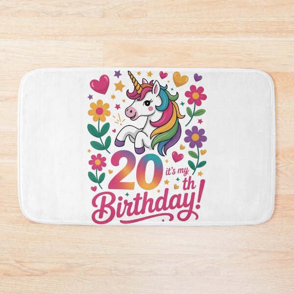 Item preview, 20h Birthday Unicorn designed and sold by jkrphoto.