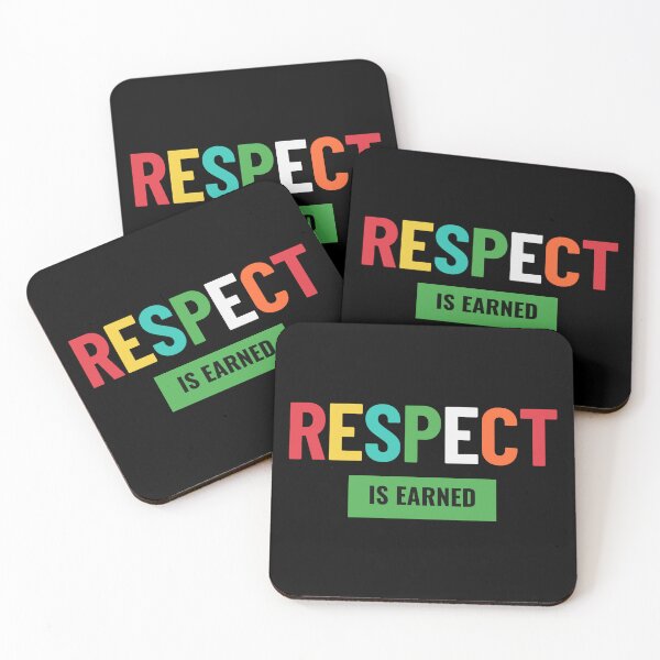 Item preview, Respect Is Earned – Bold Motivational Quote T-Shirt, Colorful Typography Tee, Hustle Shirt, Entrepreneur Gift, Success Mindset designed and sold by No Excuses .