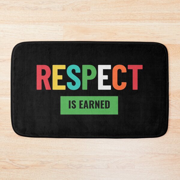 Item preview, Respect Is Earned – Bold Motivational Quote T-Shirt, Colorful Typography Tee, Hustle Shirt, Entrepreneur Gift, Success Mindset designed and sold by No Excuses .