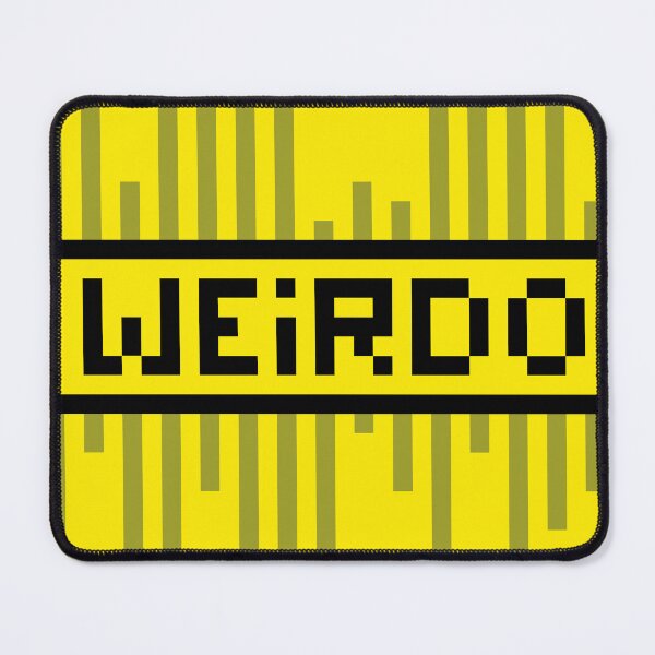 Item preview, WEIRDO — Pixel Art Word | Retro 8-Bit Two-Tone Typography designed and sold by Mouremandier.