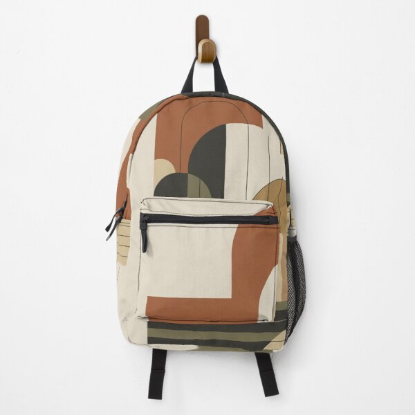 Item preview, Modernist Architecture Earth Color Blocking Poster designed and sold by EnmarcArt.
