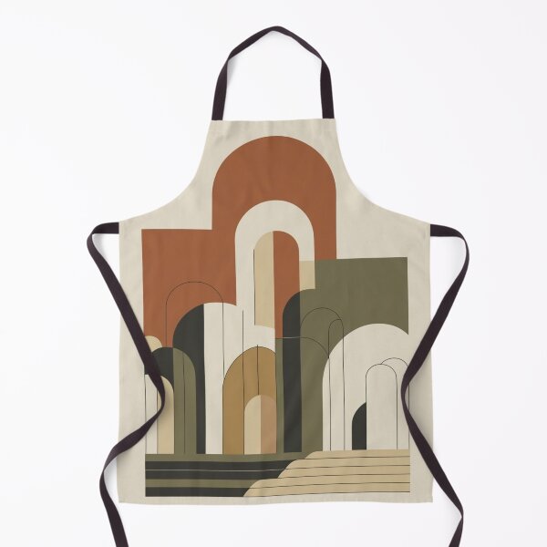 Item preview, Modernist Architecture Earth Color Blocking Poster designed and sold by EnmarcArt.