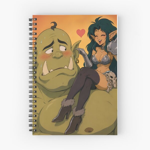 Item preview, When the Orc Gets a Crush designed and sold by  Hollow Moon Studios..