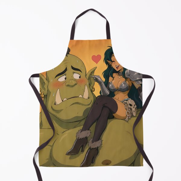 Item preview, When the Orc Gets a Crush designed and sold by  Hollow Moon Studios..