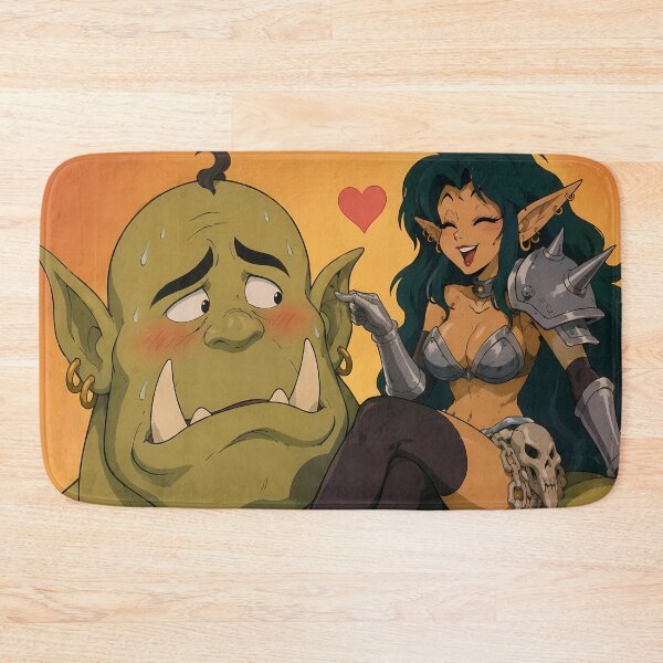 Item preview, When the Orc Gets a Crush designed and sold by  Hollow Moon Studios..