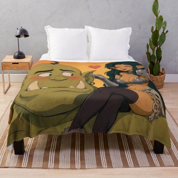 Item preview, When the Orc Gets a Crush designed and sold by  Hollow Moon Studios..