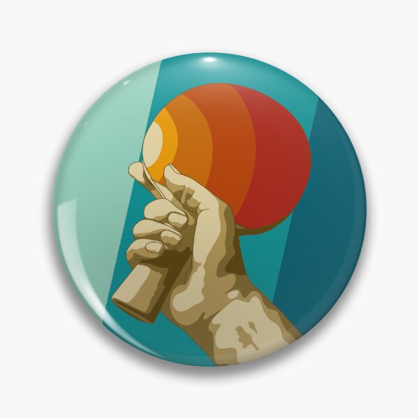 Item preview, Old School Table Tennis - Vintage Retro Emblem Design designed and sold by martuzka.