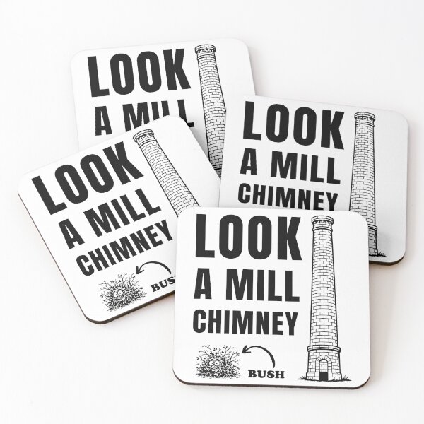 Item preview, Look A Mill Chimney Funny British Industrial Chimney designed and sold by mmhmerch.