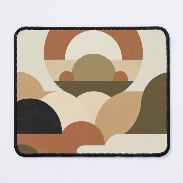 Item preview, Geometric Sun Desert Dunes Wall Art designed and sold by EnmarcArt.