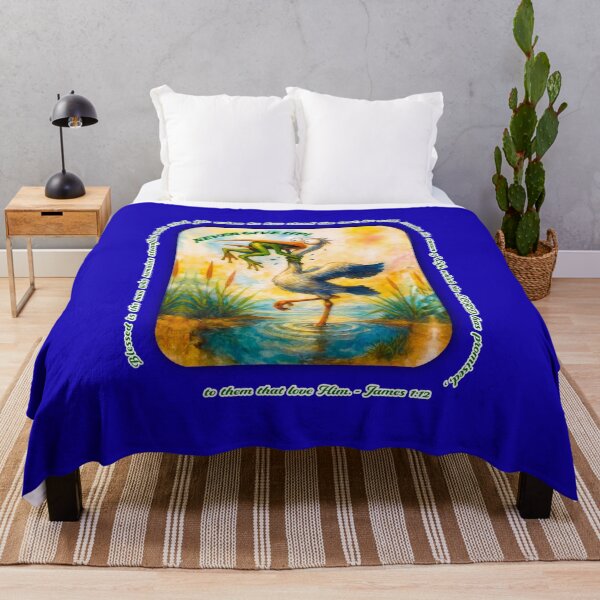 Item preview, BLESSED IS THE MAN WHO REMAINS STEADFAST UNDER TRIAL, FOR WHEN HE HAS STOOD THE TEST HE WILL RECEIVE THE CROWN OF LIFE, WHICH THE LORD HAS PROMISED TO THEM THAT LOVE HIM. - JAMES 1:12 designed and sold by RISE AND SHINE.