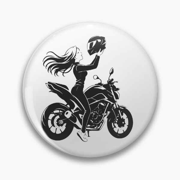 Item preview, Happy Bikergirl designed and sold by AVStudioS&S.