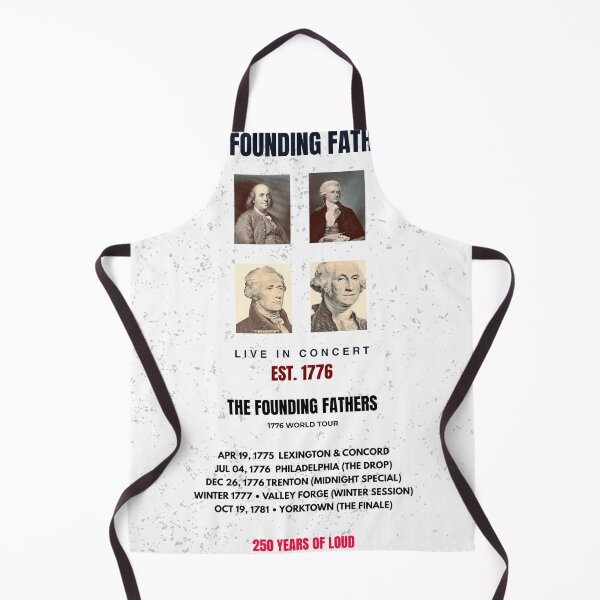 Item preview, The Founding Fathers 1776 World Tour – 250th Anniversary Rock Concert designed and sold by PatrioticPrints250.