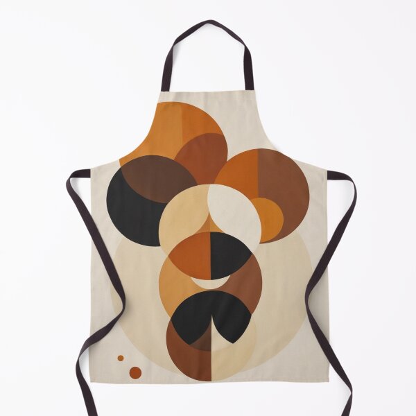 Item preview, Mid Century Geometric Circles Abstract Painting designed and sold by EnmarcArt.