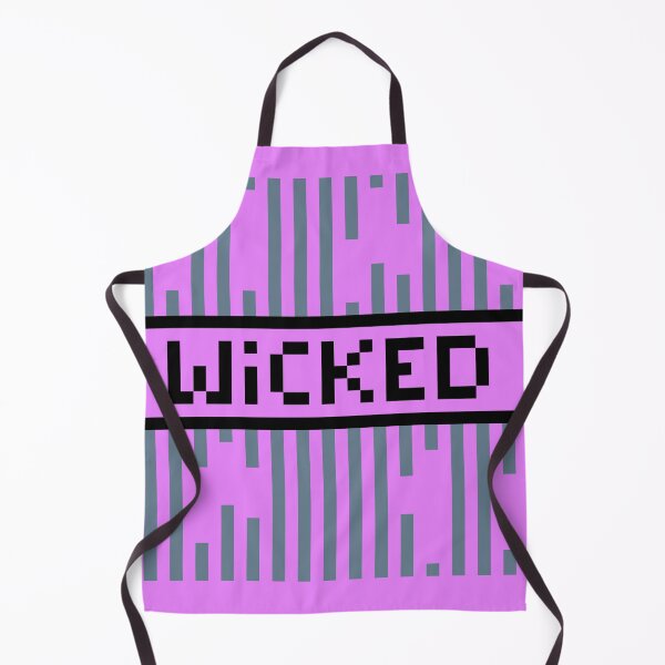 Item preview, WICKED — Pixel Art Word | Retro 8-Bit Two-Tone Typography designed and sold by Mouremandier.
