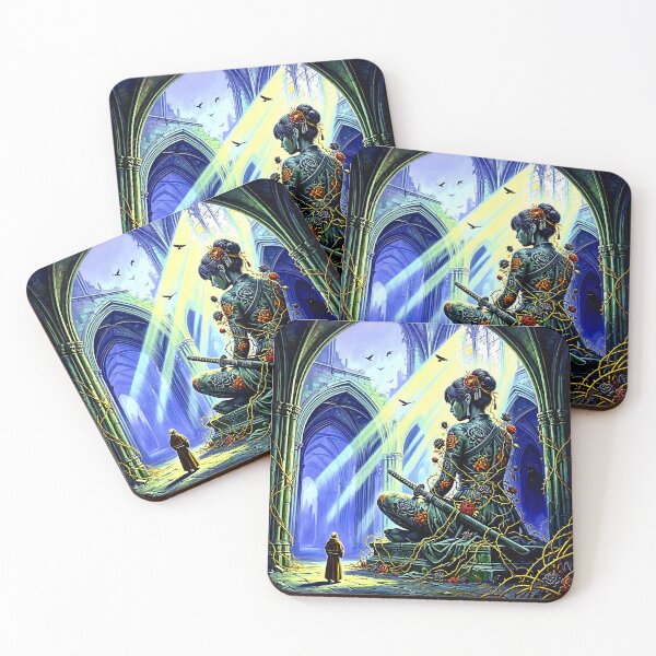 Item preview, Dark Gothic Art &amp; Fine Art Prints (1:1 Square Posters) designed and sold by Cyber-ART-Studio.