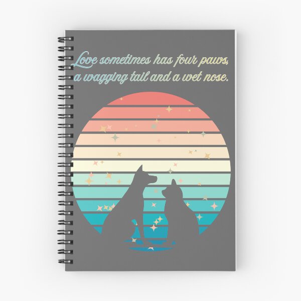 Item preview, Love sometimes has four paws, a wagging tail and a wet nose. designed and sold by La-Bogi.