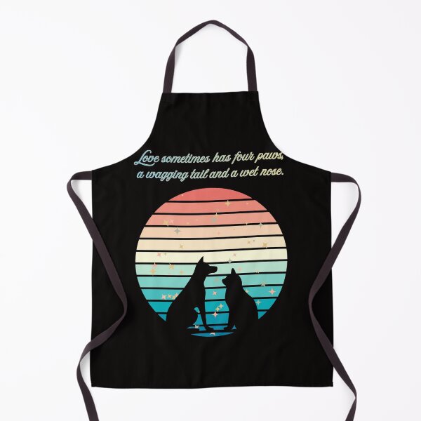 Item preview, Love sometimes has four paws, a wagging tail and a wet nose. designed and sold by La-Bogi.