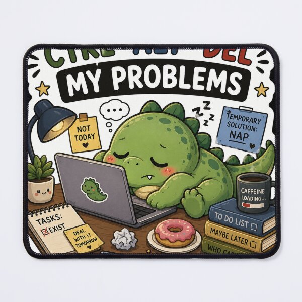 Item preview, Ctrl Alt Del My Problems Dinosaur Sticker designed and sold by NexusPixels.
