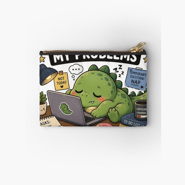 Item preview, Ctrl Alt Del My Problems Dinosaur Sticker designed and sold by NexusPixels.