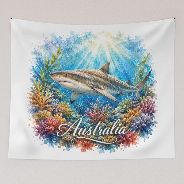 Item preview, Wild Australia Below the Blue – Underwater Ocean Life Gift designed and sold by Holiday-Hunter.