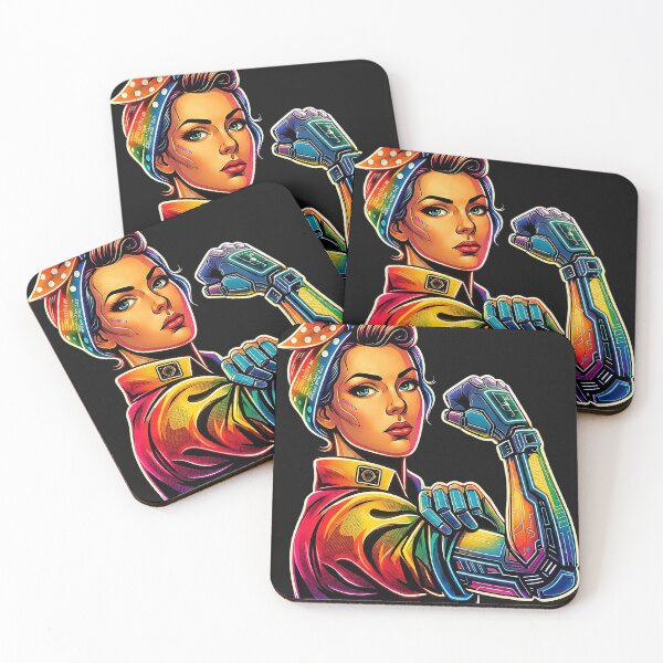 Item preview, Rainbow Cyber Strength designed and sold by StillWildink.