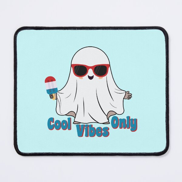 Item preview, Cool Vibes Only Ghost | Patriotic Summer Popsicle Kawaii Design designed and sold by Hallowed Artistry.