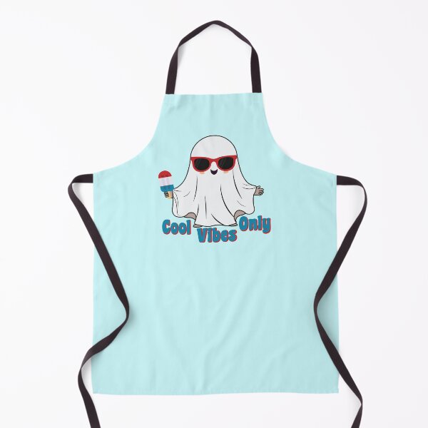 Item preview, Cool Vibes Only Ghost | Patriotic Summer Popsicle Kawaii Design designed and sold by Hallowed Artistry.