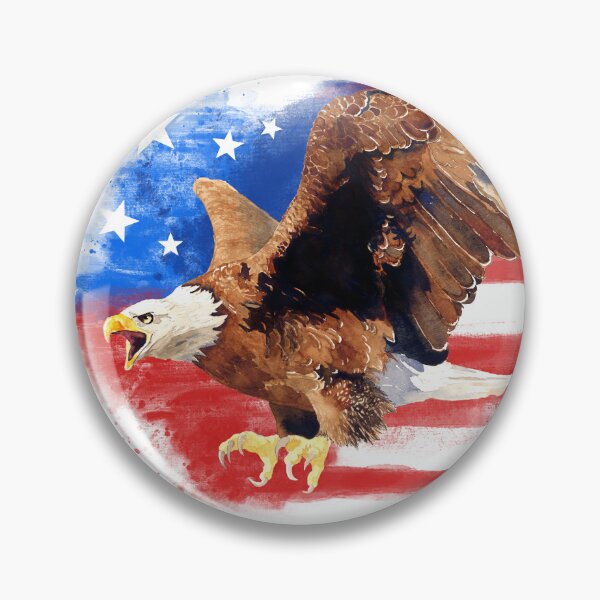 Item preview, USA Eagle (for light backgrounds) designed and sold by Fox Tale Studio.