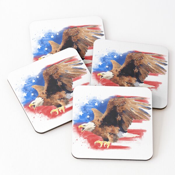 Item preview, USA Eagle (for light backgrounds) designed and sold by Fox Tale Studio.