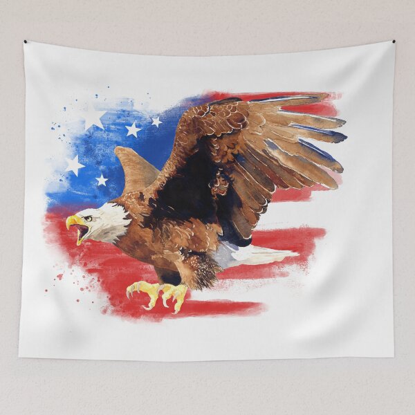 Item preview, USA Eagle (for light backgrounds) designed and sold by Fox Tale Studio.