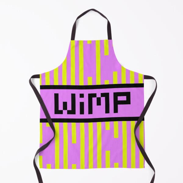 Item preview, WIMP — Pixel Art Word | Retro 8-Bit Two-Tone Typography designed and sold by Mouremandier.