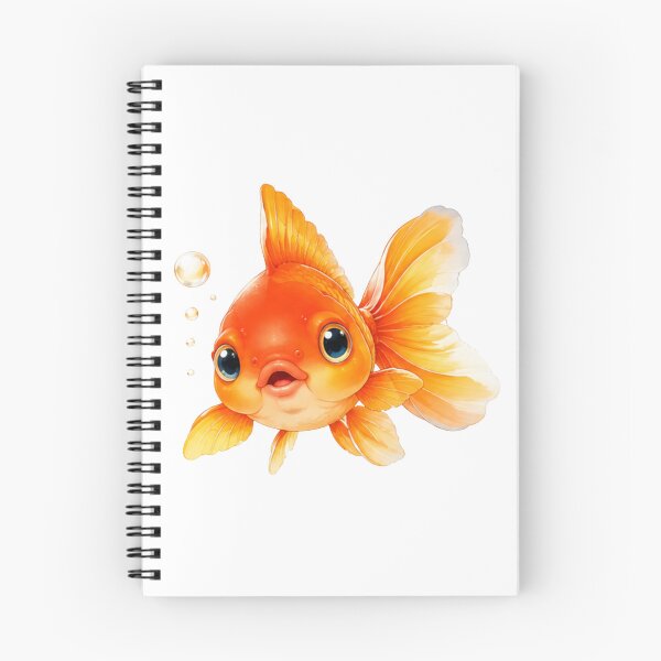 Item preview, Kawaii Cute Goldfish Sticker Design - Orange Fancy Goldfish Cartoon Art designed and sold by ygmrribi.