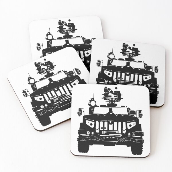 Item preview, AM General [JLTV] - M1278A2 HGC [Front Silhouette] designed and sold by WrenchCorps.