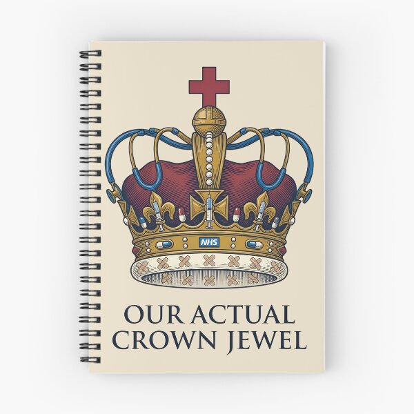 Item preview, Our Actual Crown Jewel – NHS Appreciation British Healthcare Pride Gift designed and sold by Velustro Shop.