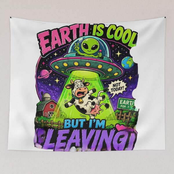 Item preview, Earth Is Cool But I'm Leaving designed and sold by KINOOOMA.
