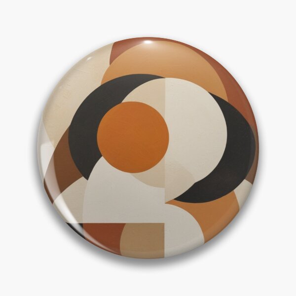 Item preview, Minimalist Mid Century Oval Shapes Poster designed and sold by EnmarcArt.